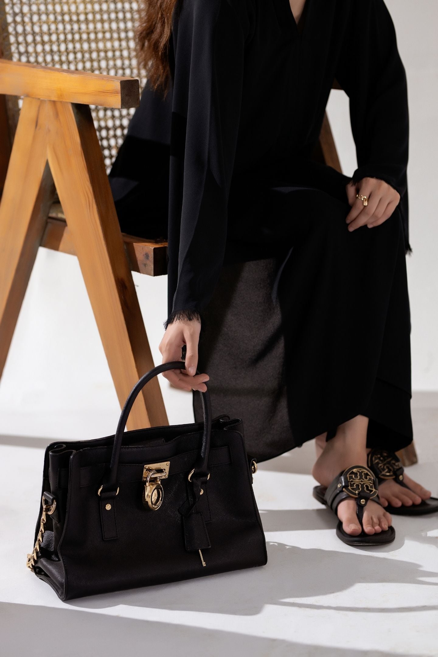 Black Fringe Coord
